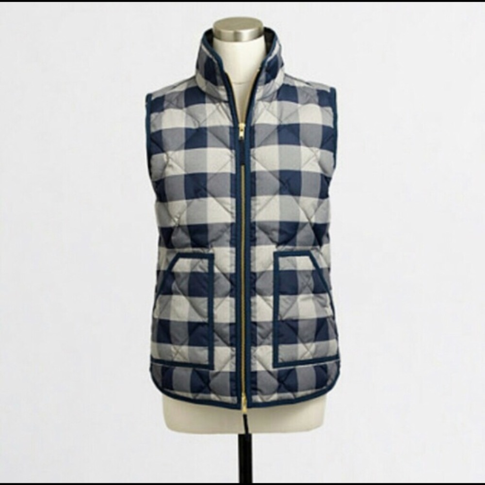 Jcrew plaid vest